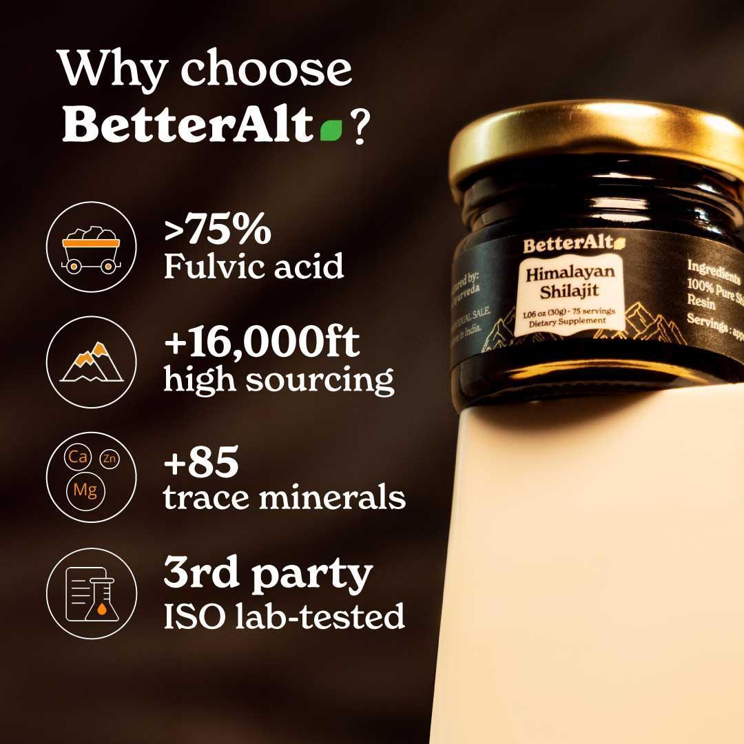 Shilajit Himalayan BetterAlt®