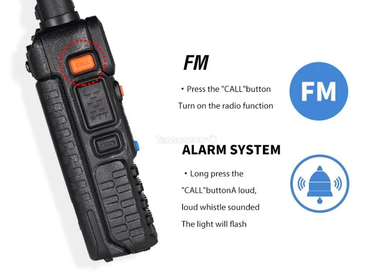 RADIO BAOFENG UV5R 30KM UHF
