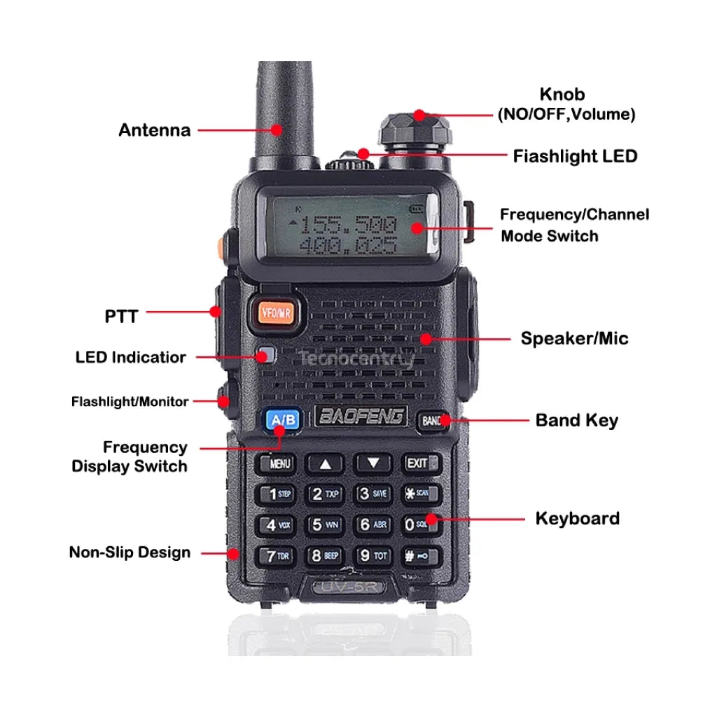 RADIO BAOFENG UV5R 30KM UHF